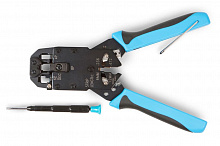Инструмент обжимной для RJ-45, RJ-12, RJ-11 (8P8C, 6P6C, 6P4C, 4P4C), профессиональный