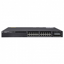 Коммутатор Cisco WS-C3650-24PD-L (1000 Base-TX (1000 мбит/с), Без SFP портов)