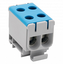 Клемма двойная КСВ 16-50 синяя EKF