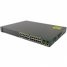 Коммутатор Cisco Catalyst 2960 Plus 24PC-L WS-C2960R+24PC-L (100 Base-TX (100 мбит/с), 2 SFP порта)