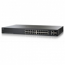 Коммутатор Cisco Small Business SF200-24FP SF200-24FP-EU (100 Base-TX (100 мбит/с))