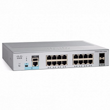 Коммутатор Cisco Catalyst 2960L 16PS-LL WS-C2960L-16PS-LL (1000 Base-TX (1000 мбит/с), 2 SFP порта)