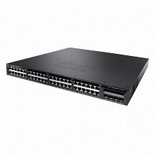 Коммутатор Cisco Catalyst 3650 48PS-L WS-C3650-48PS-L (1000 Base-TX (1000 мбит/с), 4 SFP порта)