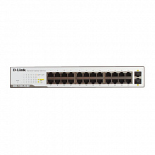 Коммутатор D-link DGS-1100-26/ME/B2A (1000 Base-TX (1000 мбит/с), 2 SFP порта)