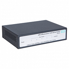 Коммутатор HPE 1420 5G Switch JH327A (1000 Base-TX (1000 мбит/с), Без SFP портов)