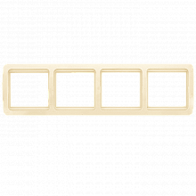 Лондон Рамка 4-местная горизонтальная бежевая EKF