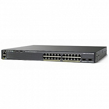 Коммутатор Cisco WS-C2960XR-24PD-I (1000 Base-TX (1000 мбит/с), 2 SFP порта)