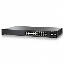 Коммутатор Cisco Small Business SF200-24P SLM224PT-EU (100 Base-TX (100 мбит/с))