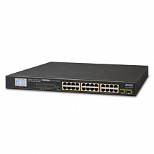 Коммутатор Planet GSW-2620VHP (1000 Base-TX (1000 мбит/с), 2 SFP порта)