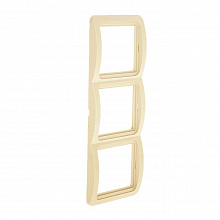 Лондон Рамка 3-местная вертикальная бежевая EKF