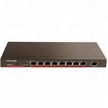 Коммутатор IP-COM G1009P (1000 Base-TX (1000 мбит/с), Без SFP портов)