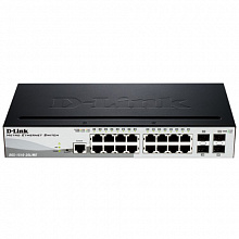 Коммутатор D-link DGS-1510-20L/ME (1000 Base-TX (1000 мбит/с), 4 SFP порта)