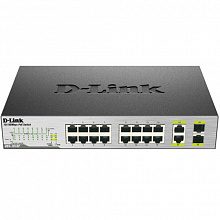 Коммутатор D-link DES-1018P (100 Base-TX (100 мбит/с), 2 SFP порта)