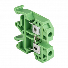 Колодка клеммная  JXB-6/35 зеленая EKF