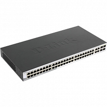 Коммутатор D-link DGS-1210-52 DGS-1210-52/F1A (1000 Base-TX (1000 мбит/с), 4 SFP порта)