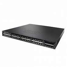 Коммутатор Cisco WS-C3650-48PD-L (1000 Base-TX (1000 мбит/с), Без SFP портов)