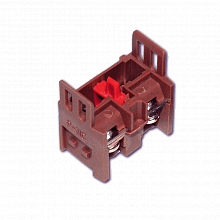 Контакт дополнит. для светосигнальной арматуры NC бордовый EKF Контакт дополнит. для светосигнальной арматуры NC бордовый EKF