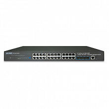 Коммутатор Planet SGS-6341-24T4X (1000 Base-TX (1000 мбит/с), 4 SFP порта)