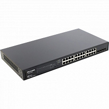 Коммутатор TP-Link T1500-28PCT (100 Base-TX (100 мбит/с), 2 SFP порта)