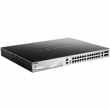 Коммутатор D-link DGS-3130-30PS DGS-3130-30PS/A1A (1000 Base-TX (1000 мбит/с), 4 SFP порта)