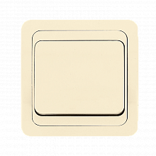 Лондон Выключатель 1-клавишный 10А бежевый EKF