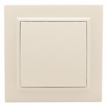 Минск Выключатель 1-кл. СП проходной 10А бежевый EKF