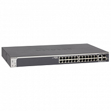 Коммутатор NETGEAR GS728TX-100NES (1000 Base-TX (1000 мбит/с), 2 SFP порта)