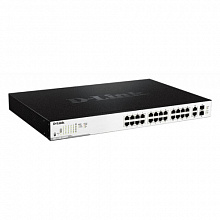 Коммутатор D-link DGS-1100-26MP (1000 Base-TX (1000 мбит/с), 2 SFP порта)