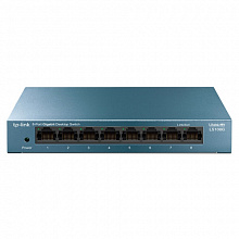 Коммутатор TP-Link LS108G (1000 Base-TX (1000 мбит/с), Без SFP портов)