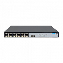 Коммутатор HPE 1420 24G 2SFP+ JH018A#ABB (1000 Base-TX (1000 мбит/с), 2 SFP порта)