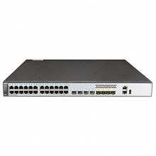 Коммутатор Huawei S5720-28X-PWR-SI 02350DLW (1000 Base-TX (1000 мбит/с), 4 SFP порта)