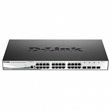 Коммутатор D-link DGS-1210-28X/ME/B1A (1000 Base-TX (1000 мбит/с), Без SFP портов)