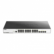 Коммутатор D-link DGS-3000-28L DGS-3000-28L/B1A (1000 Base-TX (1000 мбит/с), 4 SFP порта)