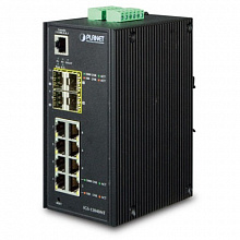 Коммутатор Planet IGS-12040MT (1000 Base-TX (1000 мбит/с), 4 SFP порта)