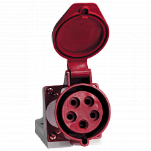 Роз. стац. наруж. 115 3Р+РЕ+N 16А 380В IP44 EKF