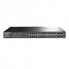 Коммутатор TP-Link T2600G-28MPS (1000 Base-TX (1000 мбит/с), 4 SFP порта)