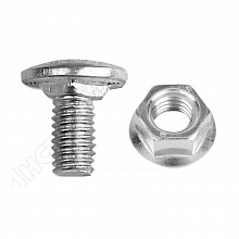 Компл. соед. 6х10 (Винт М6 +гайка ) EKF(200 шт)