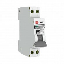 Диф. автомат 16А 10мА 1мод. х-ка С эл. тип AС 6кА АВДТ-63М EKF Диф. автомат 16А 10мА 1мод. х-ка С эл. тип AС 6кА АВДТ-63М EKF