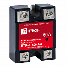 Реле твердотельное однофазное RTP-60-AA EKF Реле твердотельное однофазное RTP-60-AA EKF