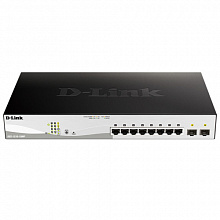 Коммутатор D-link DGS-1210-10MP/F1A (1000 Base-TX (1000 мбит/с), Без SFP портов)