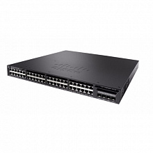 Коммутатор Cisco WS-C3650-48PS-E (1000 Base-TX (1000 мбит/с), Без SFP портов)