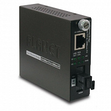 Медиаконвертор Planet GST-805A, управляемый 10/100/1000TX-1000mini GBIC