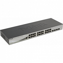 Коммутатор D-link DGS-1210-28/ME/A2A (1000 Base-TX (1000 мбит/с), 4 SFP порта)