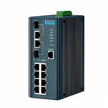 Коммутатор ADVANTECH EKI-7710E-2C-AE (100 Base-TX (100 мбит/с), 2 SFP порта)