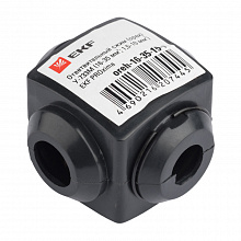 Ответвит. сжим (орех) У733М (16-35 мм2; 1,5-10 мм2) EKF розн. стикер