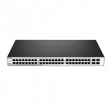 Коммутатор D-link DGS-1210-52MP/ME DGS-1210-52MP/ME/A1A (1000 Base-TX (1000 мбит/с), Без SFP портов)