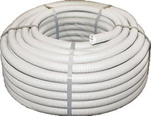 Труба гофр. ПВХ Plast с зондом d20мм (25м.) EKF