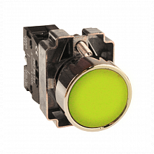 Кнопка BA51 желтая NO EKF