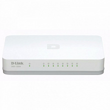 Коммутатор D-link DGS-1008A DGS-1008A/D1A (1000 Base-TX (1000 мбит/с), Без SFP портов)