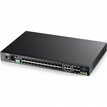 Коммутатор Zyxel MGS3520-28F MGS3520-28F DC (1000 Base-TX (1000 мбит/с), 4 SFP порта)